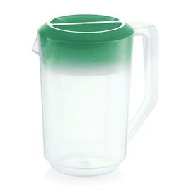 Kanne Kunststoff | mit Skalierung | mit grünem Deckel 1,8 ltr Ø 125 mm H 205 mm Produktbild