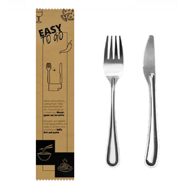 Besteckset EASY TO GO SERIE 3612 Edelstahl Messer | Gabel | Serviette | spülmaschinengeeignet Produktbild