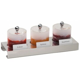 Konfitürenbar • Marmelade Kunststoff Edelstahl H 145 mm Produktbild