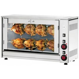 Elektro-Hähnchengrill 8N | 880 mm  x 430 mm  H 530 mm | 2 Spieße Produktbild