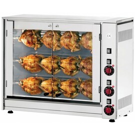 Elektro-Hähnchengrill 12N | 880 mm  x 430 mm  H 710 mm | 3 Spieße Produktbild