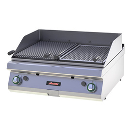 Lavastein-Gasgrill Volcano 80T | Tischgrill mit 2 Heizzonen Produktbild