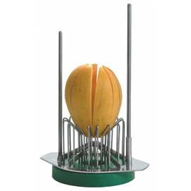 Melonenteiler Tischgerät Sechstelschnitt Achtelschnitt  Ø 270 mm  H 430 mm | 2 Schneidaufsätze Produktbild