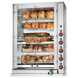 Hähnchengrill E-20P-S5 | 880 mm  x 450 mm  H 1250 mm | 5 Spieße Produktbild