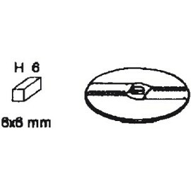 06-50756-10 Raffelscheibe H 6 Produktbild