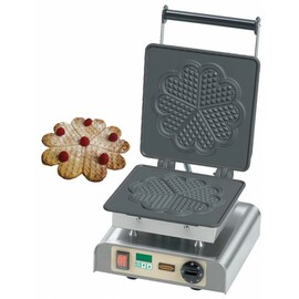 Waffeleisen Herzwaffel, groß I  | Waffelgröße Ø 210 x H 5 mm  | 2200 Watt 230 Volt Produktbild