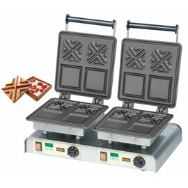 Waffeleisen X-Waffel II  | Waffelgröße 108 x 108 x H 20 mm (4x)  | 4400 Watt 400 Volt Produktbild