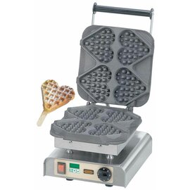 Waffeleisen  | Waffelgröße 150 x 125 x H 30 mm (4x)  | 2200 Watt 230 Volt Produktbild