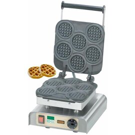 Waffeleisen  | Waffelgröße Ø 80 x H 16 mm (6x)  | 2200 Watt 230 Volt Produktbild