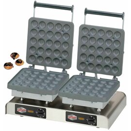 Doppel-Waffeleisen ECO antihaftbeschichtet  | Waffelgröße Ø 40 mm (50x)  | 4400 Watt 400 Volt Produktbild