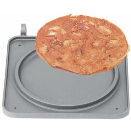 Backplatte Pfannkuchen antihaftbeschichtet  | Waffelgröße Ø 220 x H 10 mm Produktbild
