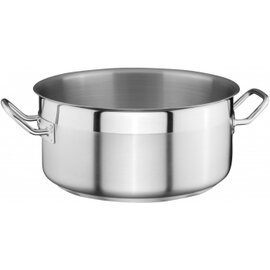 Bratentopf  INA 4,25 ltr Edelstahl  Ø 240 mm  H 105 mm  | Edelstahlgriffe Produktbild