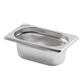 Gastronormbehälter GN 1/9 x 65 mm | 0,6 ltr | Edelstahl TOP LINE Saro Produktbild