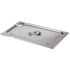 GN Deckel TOP LINE GN 1/9 Edelstahl | Löffelaussparung Produktbild