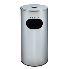 Abfallsammler | Standascher REMCO Edelstahl Standmodell  Ø 300 mm  H 605 mm Produktbild