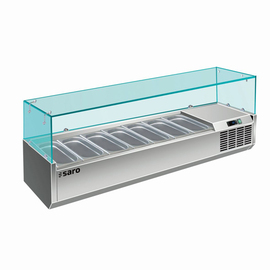 Aufsatzkühlvitrine VRX 1600/380 passend für 7 x GN 1/3 - 150 mm Produktbild