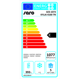 Kühltisch KYLJA 4100 TN 350 Watt 615,8 ltr | 4 Volltüren Produktbild 1 L