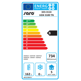 Unterbaukühltisch UGN 3100 TN 350 Watt 317 ltr | 3 Volltüren Produktbild 1 L