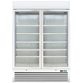 Tiefkühlschrank D 920 weiß mit 2 Glastüren | Umluftkühlung Produktbild