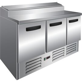 Zubereitungstisch, Umluftkühlung mit Ventilator, Modell ECO PS 300, Material: außen Edelstahl, innen Aluminium Produktbild