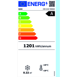 Eisvitrine TORINO inkl. 4 Speiseeisbehälter | 867 mm x 735 mm H 373 mm Produktbild 1 S