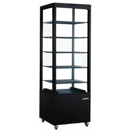 Kühlvitrine LENN schwarz L 650 mm x 650 mm H 1945 mm Produktbild
