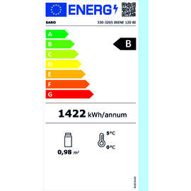 Einbaukühlvitrine IRENE 120 BI | 115 ltr Produktbild 1 L