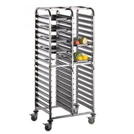 Regalwagen LIAM DUO 600 x 400 Bäckernorm Produktbild