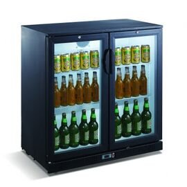 Bar Cooler, Modell "MARA 2", Türen doppelverglast, Inhalt 202 ltr., Temperatur +2/+8°C Produktbild