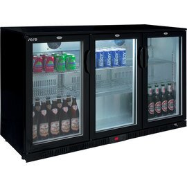 Barkühlschrank BC 330 schwarz 320 ltr | Umluftkühlung | Türanschlag rechts | Türanschlag links Produktbild
