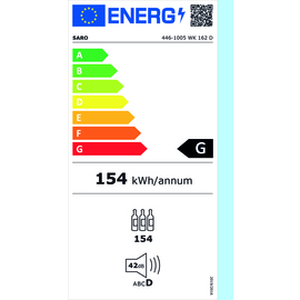 Weinkühlschrank WK 162D Glastür Produktbild 1 S