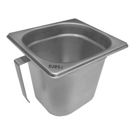1/6 GN Gewürzschütte ESTELA Edelstahl mit Griff Produktbild