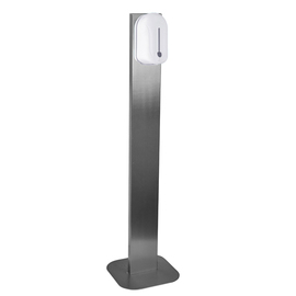 Desinfektionsgelspender SONJA mit Sensor Standmodell mit Edelstahl-Säule 1100 ml 290 mm x 300 mm H 1200 mm Produktbild