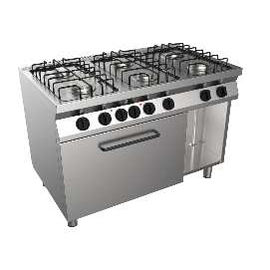 Gasherd F7/FUG6LE mit Backofen Elektro | 6 Kochstellen Produktbild