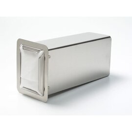 Serviettenspender Edelstahl | 290 mm x 90 mm H 124 mm Produktbild