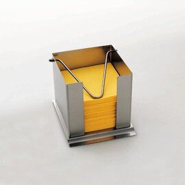Serviettenbox 33B mit Haltebügel 18/10 quadratisch 250 x 250 mm | 215 x 215 H 215 Produktbild