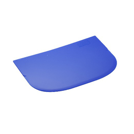 Cremeschaber | Teigschaber PP blau | 148 mm x 99 mm Produktbild