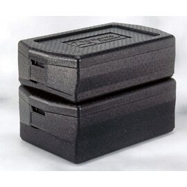 Box Comfort schwarz 21 ltr  | 670 mm  x 400 mm  H 185 mm Produktbild
