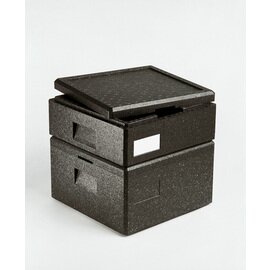 Box PIZZA 25 ltr schwarz  | 410 mm  x 410 mm  H 255 mm Produktbild 1 S