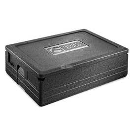Speisentransportbox | Thermobox UNISTAR 22,0cm 2019 Bäckernorm EPP schwarz 44 ltr | 695 mm x 495 mm H 220 mm Produktbild