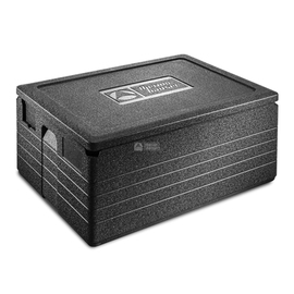 Speisentransportbox | Thermobox UNISTAR 32,0cm 2019 Bäckernorm EPP schwarz 70 ltr | 695 mm x 495 mm H 320 mm Produktbild