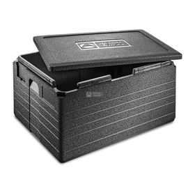 Speisentransportbox | Thermobox UNISTAR 36,0cm 2019 Bäckernorm EPP schwarz 82 ltr | 695 mm x 495 mm H 360 mm Produktbild