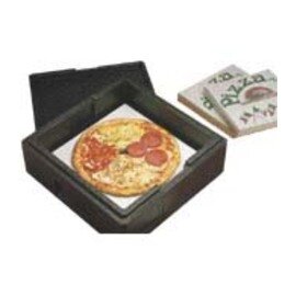 Box PIZZA 25 ltr schwarz  | 410 mm  x 410 mm  H 255 mm Produktbild