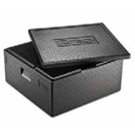 Box MAXI 86 ltr schwarz  | 595 mm  x 595 mm  H 360 mm Produktbild