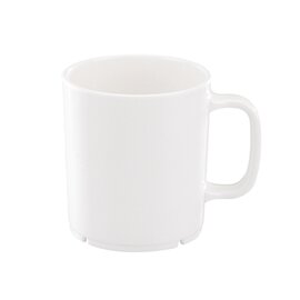 RESTPOSTEN | Henkelbecher 38 cl weiß Ø 80 mm  H 93 mm Produktbild