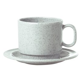 Maxi-Tasse stapelbar, Material: Melaminharz, Farbe: granit,  Maße: Ø 77 mm, Höhe 75 mm, Volumen: 280 ml Produktbild