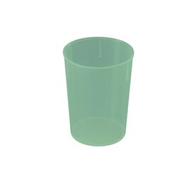 Schnabelbecher-Unterteil 250 ml Polypropylen grün Skala Ø 70 mm  H 93 mm Produktbild