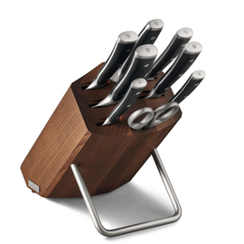 Design Magnet-Messerblock CLASSIC IKON Buche braun mit 6 Messern | 1 Wetzstahl | 1 Schere Produktbild