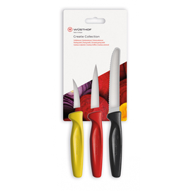 Küchenmesser Set CREATE COLLECTION gelb | rot | schwarz Produktbild