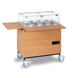 Salatwagen 0146 buchefarben 230 Volt | GN Behälter Produktbild